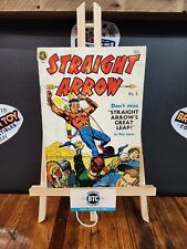 CANADIAN EDITION: STRAIGHT ARROW #5 SEPT 1950 GOLDEN AGE COMIC POWELL ART  G/VG  picture