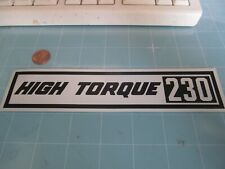 BROTHERS HI TORQUE 230 GM Sticker / Decal  RACING ORIGINAL OLD STOCK picture