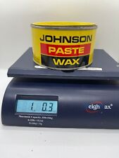Vintage Johnson's Paste Wax Can 50% Full picture