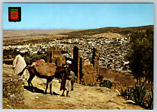 1970s Fes Morocco Panoramic View Vintage Postcard picture