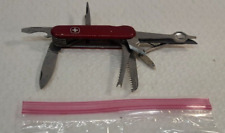 Wenger Swiss Army Pocket Knife Multi-Tool with MAGNIFING GLASS Large Red READ picture