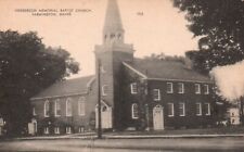 Postcard ME Farmington Maine Henderson Baptist Church Antique Vintage e8207 picture