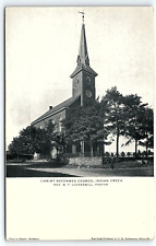c1905 TELFORD PA CHRIST REFORMED CHURCH INDIAN CREEK UNDIVIDED POSTCARD P3909 picture