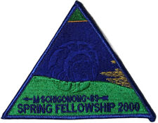 Mischigonong Lodge 89 Lake Huron Area MI 2000 Spring Fellowship Patch BLU Bdr (W picture