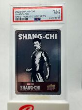 2023 Shang-Chi Spectromatic Stickers #SS-29 Simu Liu as Shang-Chi PSA 9 picture