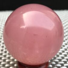 194G Natural Crystal Polished Rose Powder Crystal Balls Crystal Sphere F1106 picture
