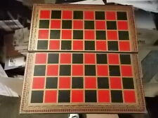 ANTIQUE VICTORIAN FOLDING CHESS BOARD picture