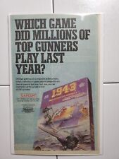 1986 Nintendo 1943 The Battle Of Midway WWI WWII Fighter Planes Vintage Game ad picture