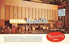 Postcard NV Reno Harrah's Club Casino Hotel Red Nichols Jazz Closed in 2020 picture