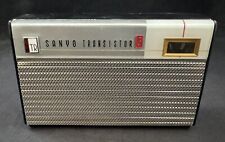 Vintage Sanyo 6-Transistor Radio w/ Cover Case picture