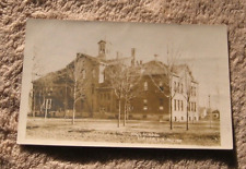 Waverly IA Iowa RPPC High School 1910 Real Photo Postcard picture