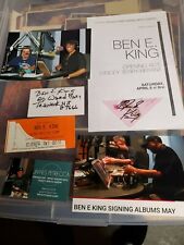 Ben E King Autograph Cut And Program To Last Nj Show With Ticket Rare Pkg  picture