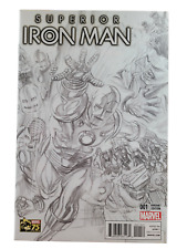 Superior Iron Man # 1 Sketch 1:300 Alex Ross Marvel Variant NM-/NM RAW RARE HTF picture