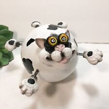 Exhart Wobble Bobble Spring Paws Cat Paperweight Figurine  picture