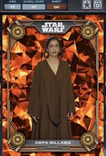 🟣DIGITAL🟣 Star Wars Card Trader EPIC Orange Chrome Sapphire Jedi Council... picture