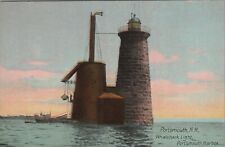 c1910s Postcard Whaleback Lighthouse Portsmouth, New Hampshire NH UNP B4450d3.5 picture