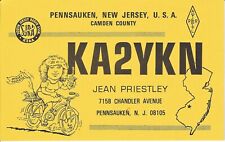 Vintage KA2YKN Pennsauken New Jersey USA 1991 Amateur Radio QSL Card picture