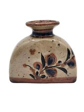VTG Mexican Pottery Tonala JORGE WILMOT Art Pottery Vase Vessel SIGNED picture