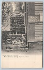 Postcard Elder Brester Spring Plymouth Massachusetts picture