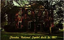 Vintage Postcard- Cherokee National Capital, Green Country, Tahlequah,  1960s picture