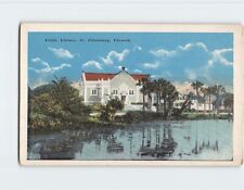 Postcard Public Library St. Petersburg Florida USA picture