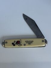 Vintage 1933 Chicago World's Fair Pocket Knife Mickey Mouse picture