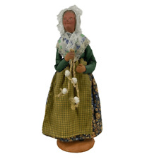 Vintage French Terracotta Doll Santon de Provence Garanti Vivant Claude Carbonel picture