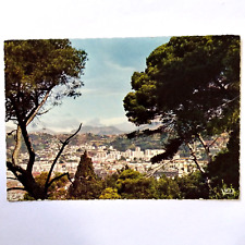 French Riviera NICE Domaine de Falicon Postcard Chrome Unposted picture