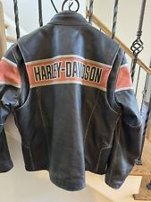 Harley Davidson Victory Lane Leather Jacket Mens Size XL 98057-13VM Genuine Hd picture