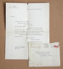 1916 Letter Rodman Wanamaker American Polo Olympic Silver Medalist RARE Original picture