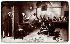Antique Illustrated Postcard~ Sheahan's Famous Picture~ Teacher & Students picture