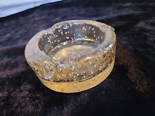 1960's Chunky Heavy Glass Ashtray picture