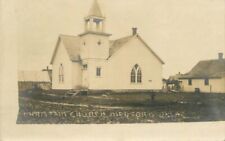 Oklahoma Medford C-1910 Christian Church RPPC Photo Postcard 22-3658 picture