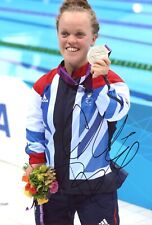 Ellie Simmonds Signed 12x8 Photo Swimming AFTAL#217 OnlineCOA picture