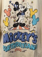 Rare NWT Mickey's Birthdayland 1988 T-shirt Size Large picture