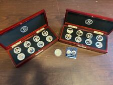 Prince Harry And Meghan Markle Proof Coin Collection. 17 coins. Silver plated. picture