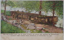 1909 VIEW OF THE OLD PACKET BOAT IN LYNCHBURG VA POSTCARD WITH A 1 CENT STAMP picture