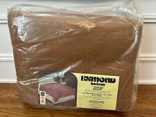 Vintage Chatham Esmond Brown Acrylic Blanket Satin Binding Twin Full 72x90 NEW picture