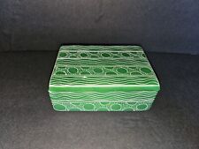 Green And White Ceramic/Resin Trinket Box picture