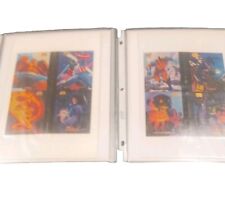 1994 Marvel Masterpieces Rare Uncut Promo Card Sheets Psylocke Hulk Green Goblin picture