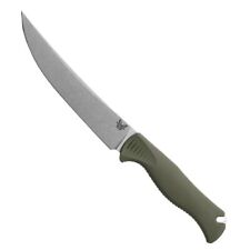 BENCHMADE 15500-04 MEATCRAFTER S/E FIXED BLADE KNIFE DARK OLIVE – STONEWASH picture