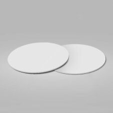 20 Pcs Drink Cardboard Round Coaster - 9.5 Cm Diameter - White - Party Supply  picture