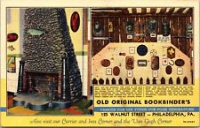 Linen Postcard Old Original Bookbinder's in Philadelphia, Pennsylvania~893 picture