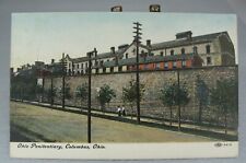 Ohio Penitentiary Columbus Ohio Postcard circa 1940 Color with Glitter? picture