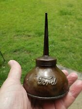 SCRIPT FORD MODEL T 1908-32 THUMB OIL CAN OILER picture