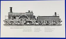 19C England Steam Train Locomotive Series ‘Lord of the Isles’ Original Reprint picture