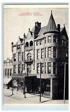 c1910's Columbia Hotel Building Greenfield Indiana IN Unposted Antique Postcard picture