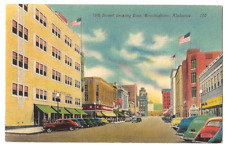 Birmingham Alabama c1940's 19th Street business district, Kress & Co., old car picture