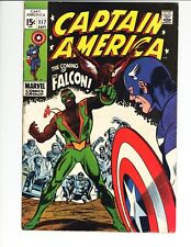 Captain America #117  * 1st App Falcon *  VG+/F-  Huge Key picture