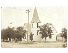 c1910 Baptist Church Ord Nebraska NE RPPC Real Photo Postcard picture